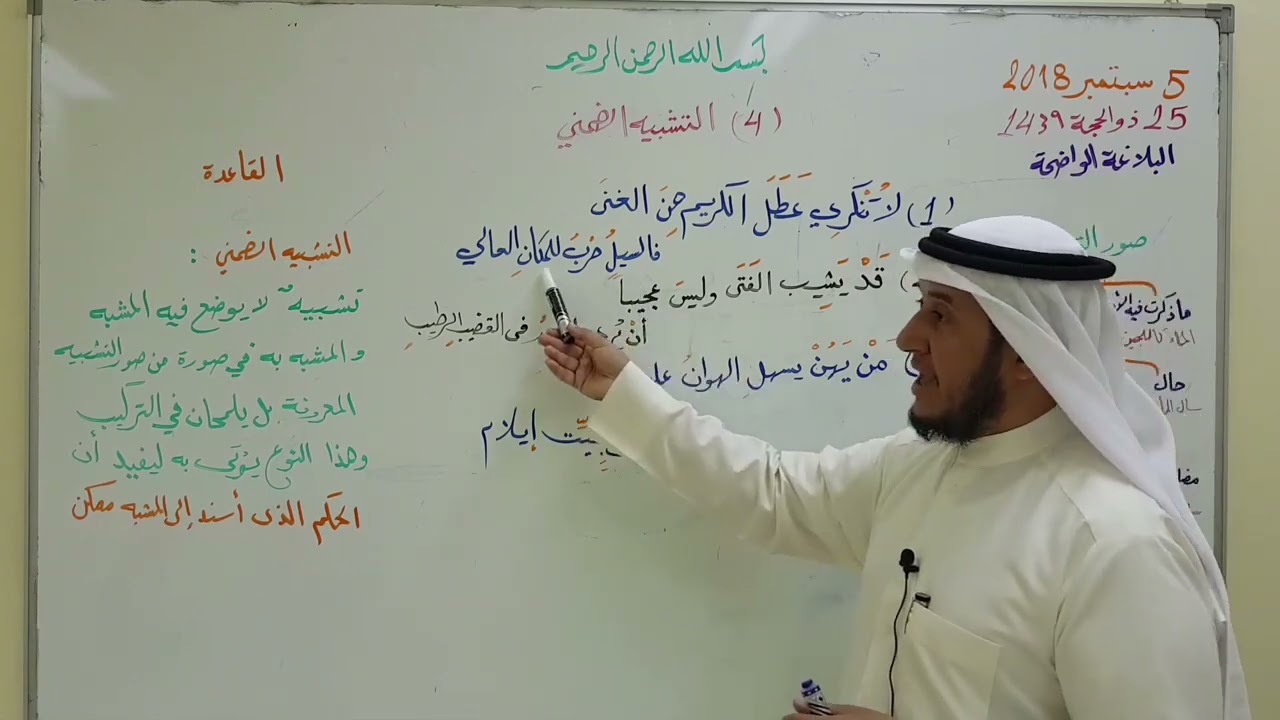04 البلاغة الواضحة  التشبيه الضمني