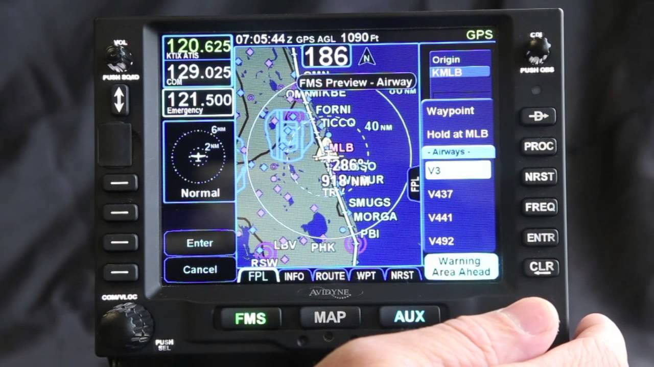 IFD540 -  Entering a Flight Plan