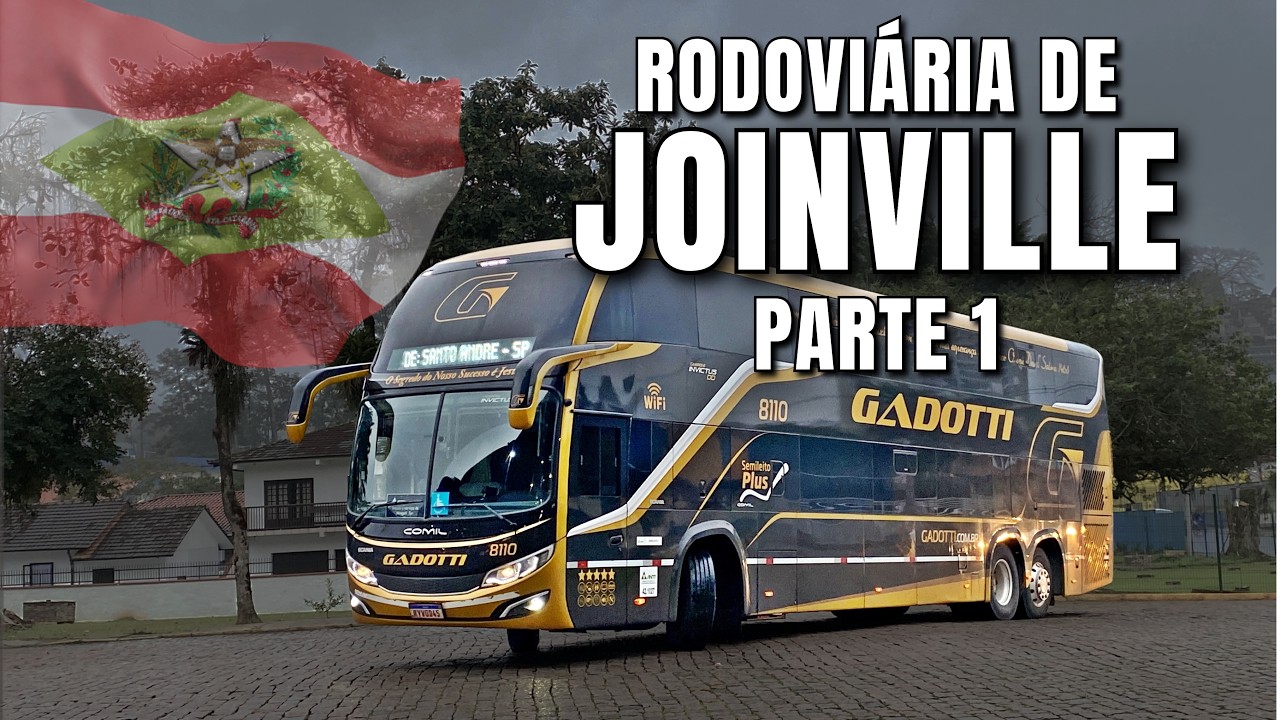 SÓ NAVES em PESO! GRANDES do SUL! Rodoviária de Joinville