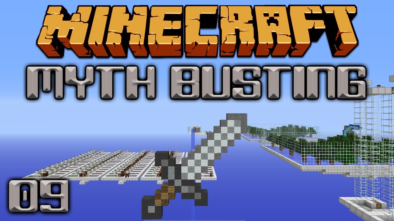 Blocking Damage [Minecraft Myth Busting 09]