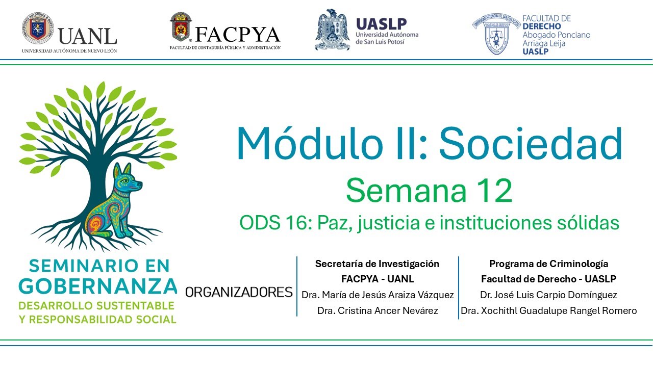 Semana 12 - ODS 16 