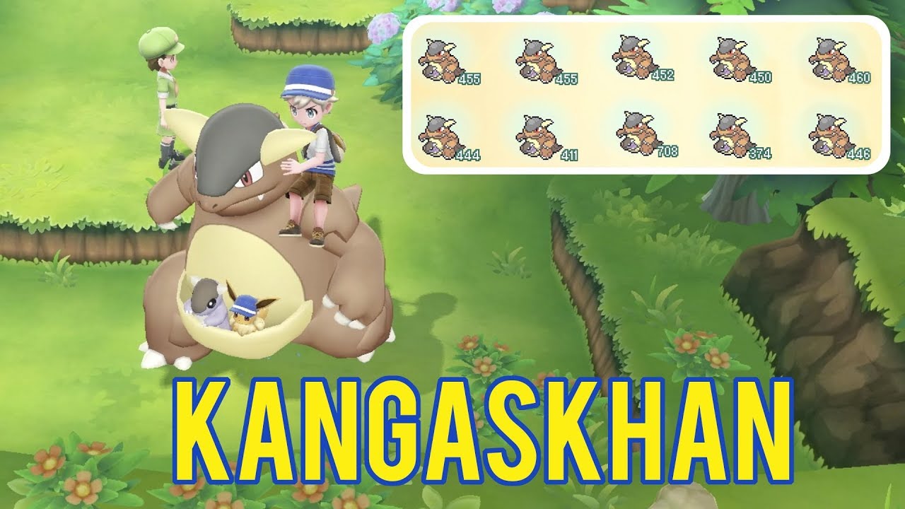 Pokémon Let's Go Pikachu & Eevee: FARMING Kangaskhan and CHARMANDER