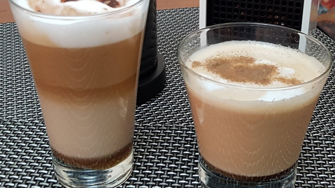 CAFÉ capuchino y latte macchiato con aeroccino 3 y essenza mini de nespresso