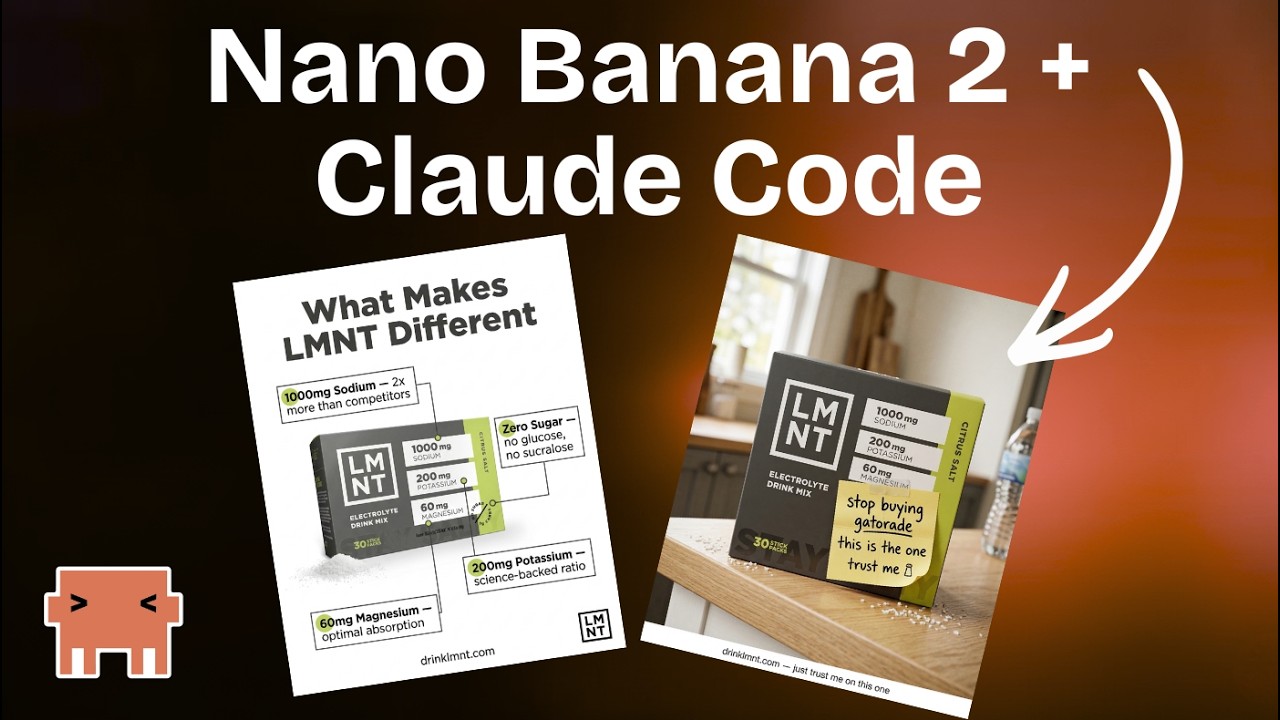 Как создать потрясающие рекламные изображения с помощью ИИ (Claude Code + Nano Banana 2)