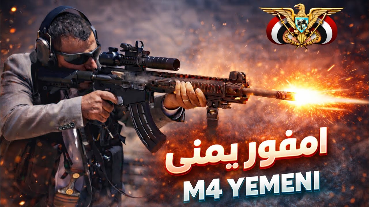 امفور يمن M4 yemen colt CK-901 نسخه خاصه بالجيش اليمني