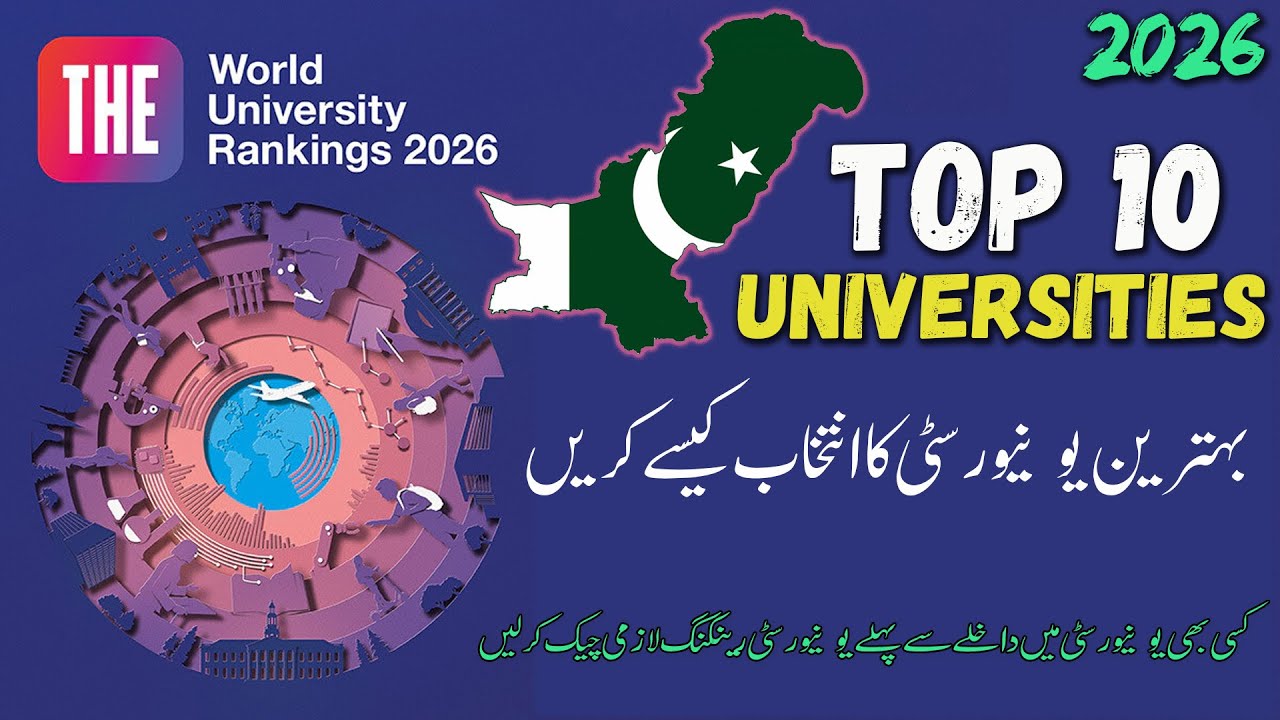 Top 10 Universities of Pakistan 2026 | Times Higher Education World Rankings Revealed!