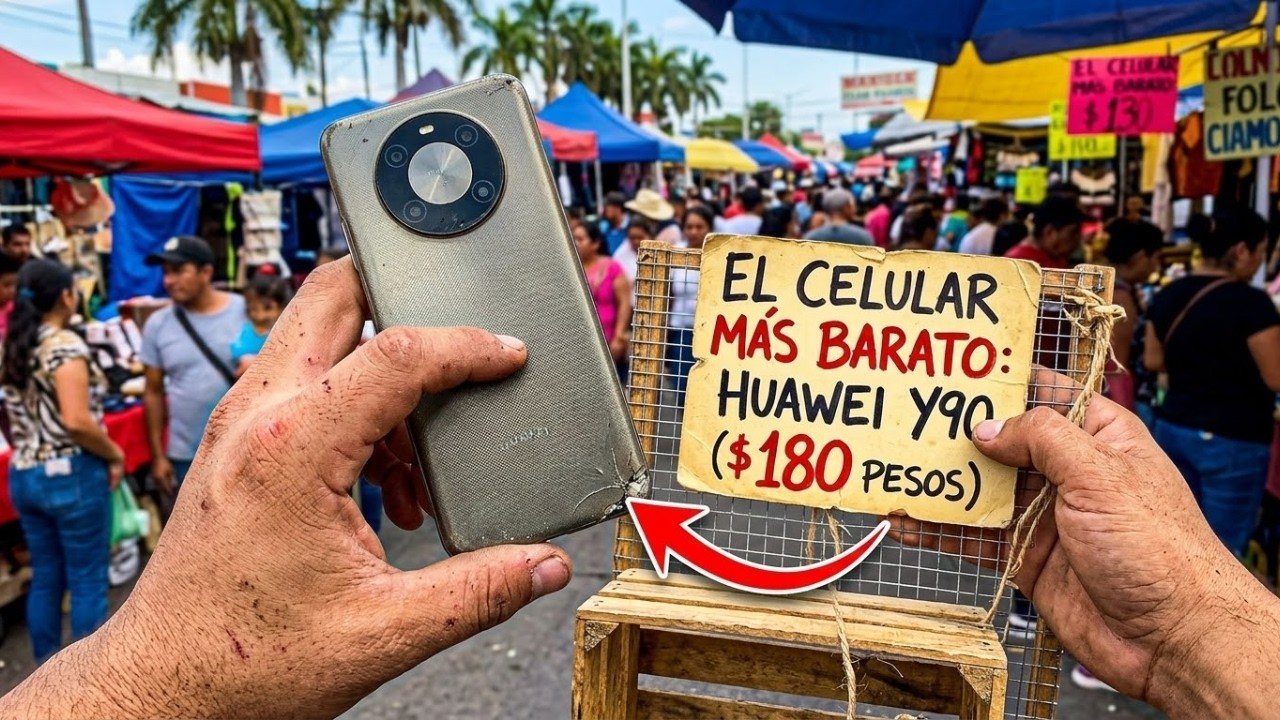 El celular más BARATO del tianguis: HUAWEI Y90 ($180 Pesos)