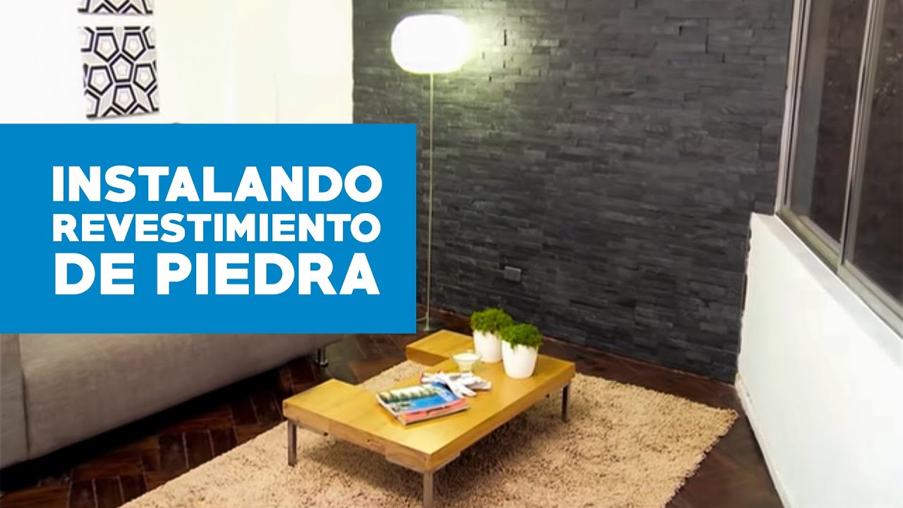 ¿Cómo instalar revestimiento de piedra en el interior?