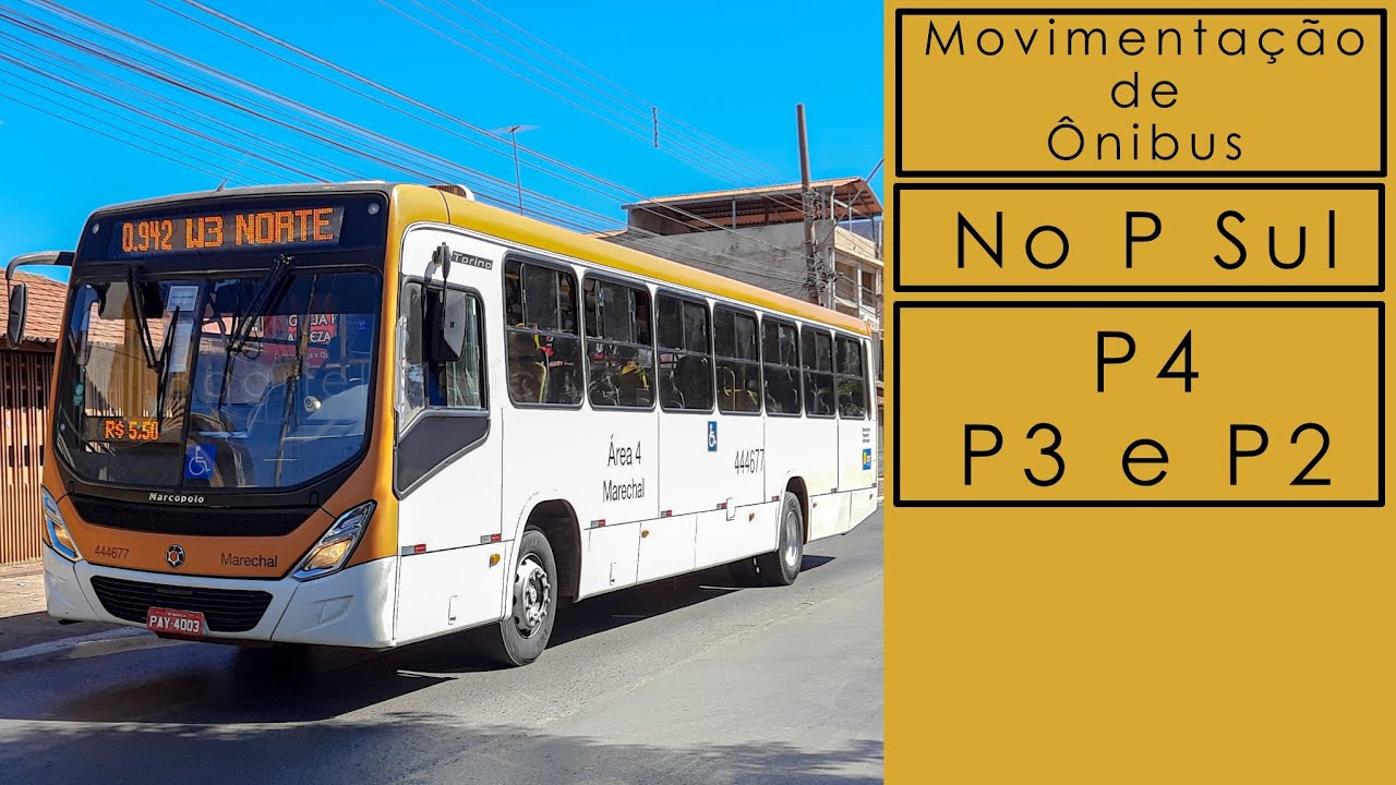 Movimentação de Ônibus no P Sul (P4, P3 e P2)