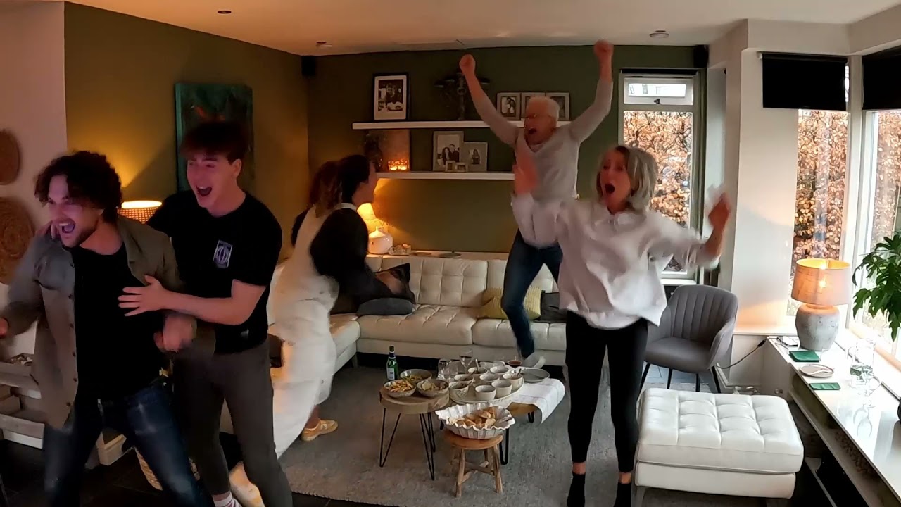 My family is going crazy at Max Verstappen's final lap