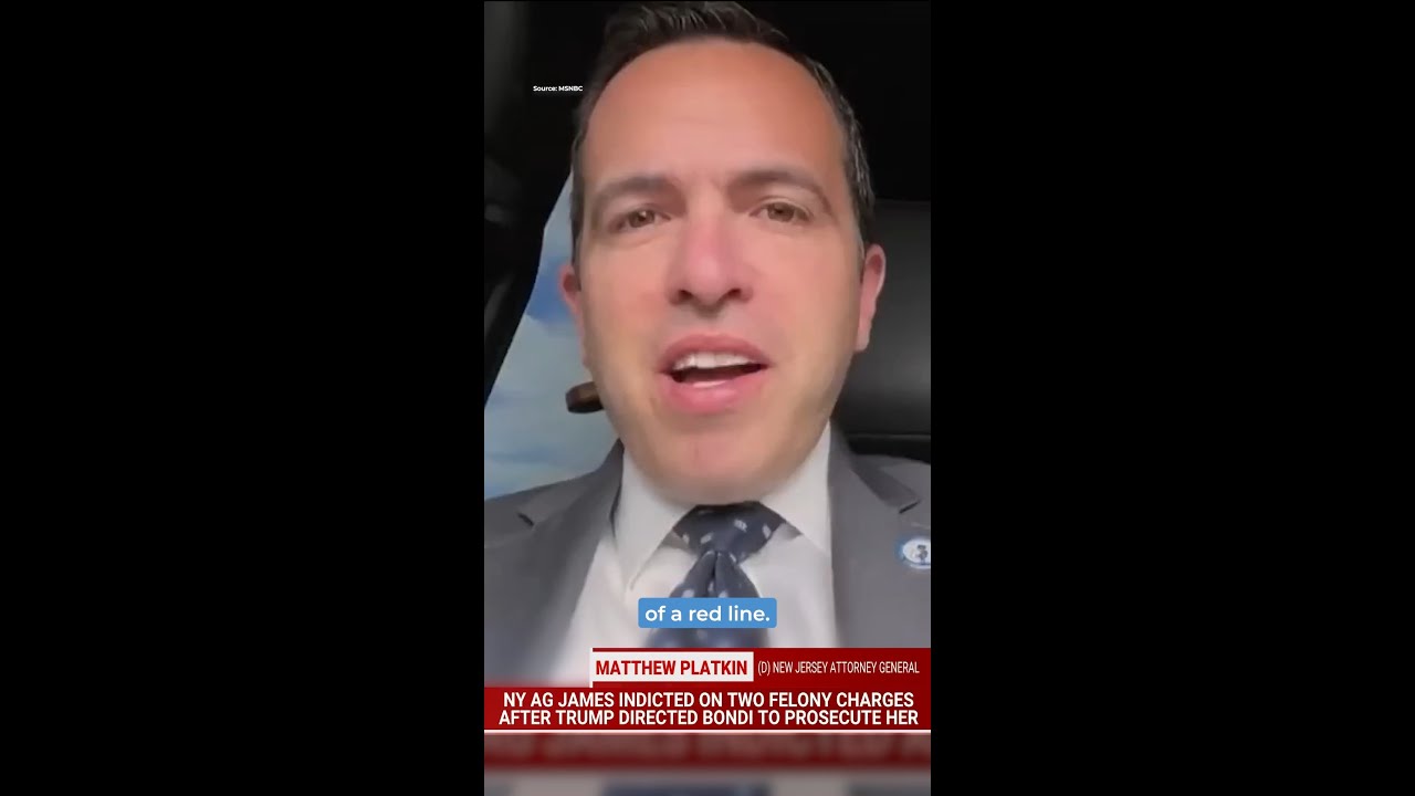 New Jersey AG Matt Platkin on the baseless indictment of New York AG Tish James