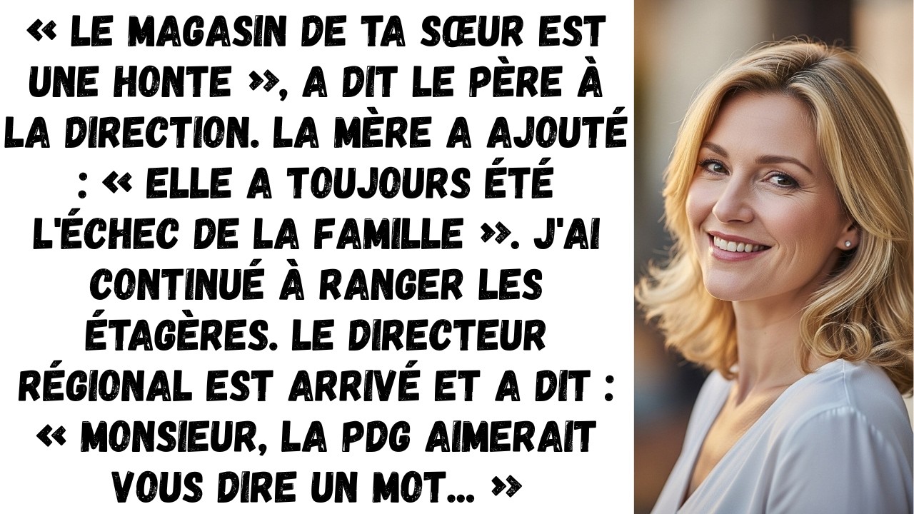 Ma Famille S’Est Plainte De Ma “Boutique En Mauvais État” Auprès Du Siège – Je Suis Le Pdg.