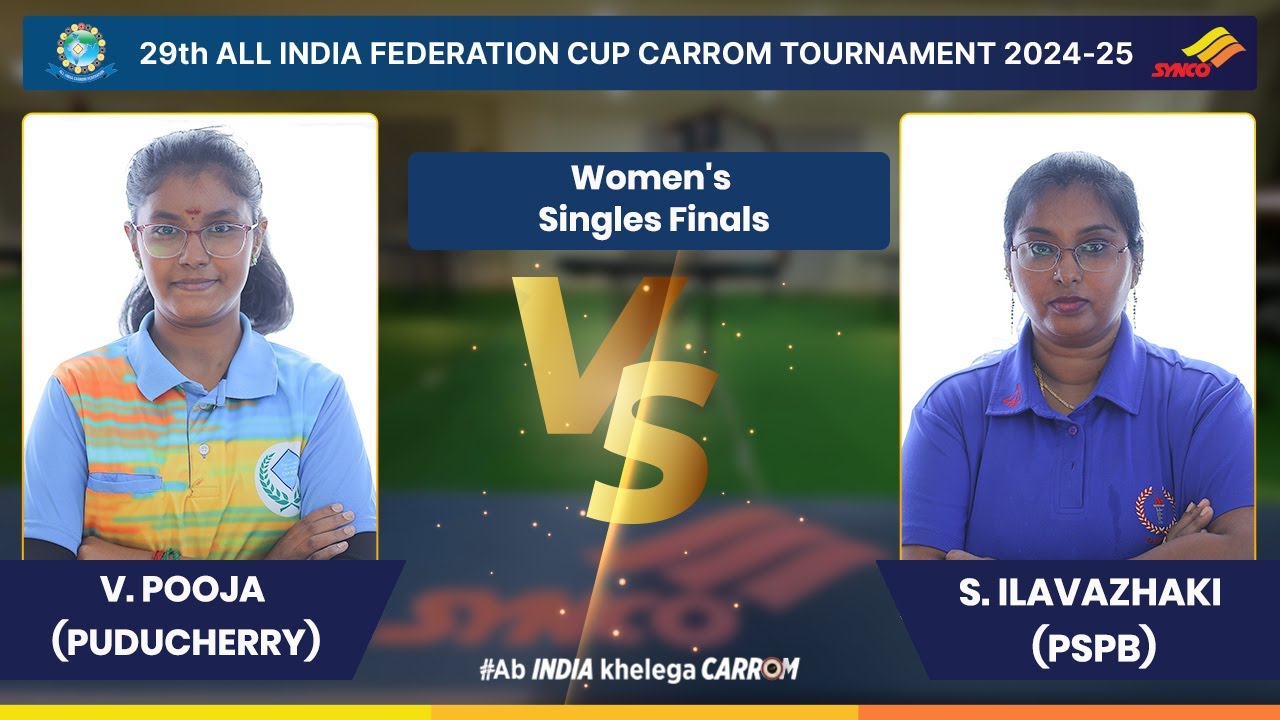 V. POOJA (PUDUCHERRY) VS S. ILAVAZHAKI (PSPB) | Women's Singles Finals