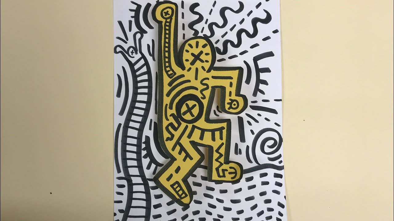 Keith haring for kids art project!