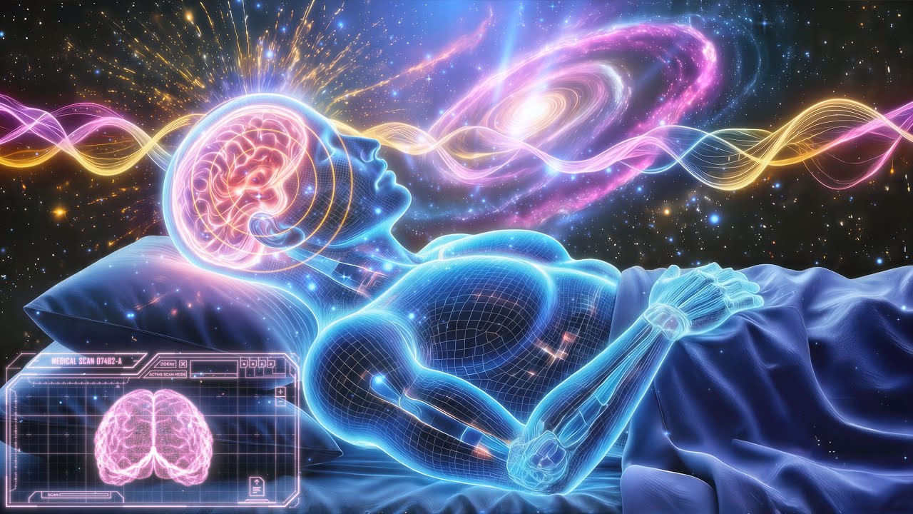 432Hz+528Hz | The Deepest Healing Sleep:Heals Damage in the Body & Spirit-Music Heals the Whole Body
