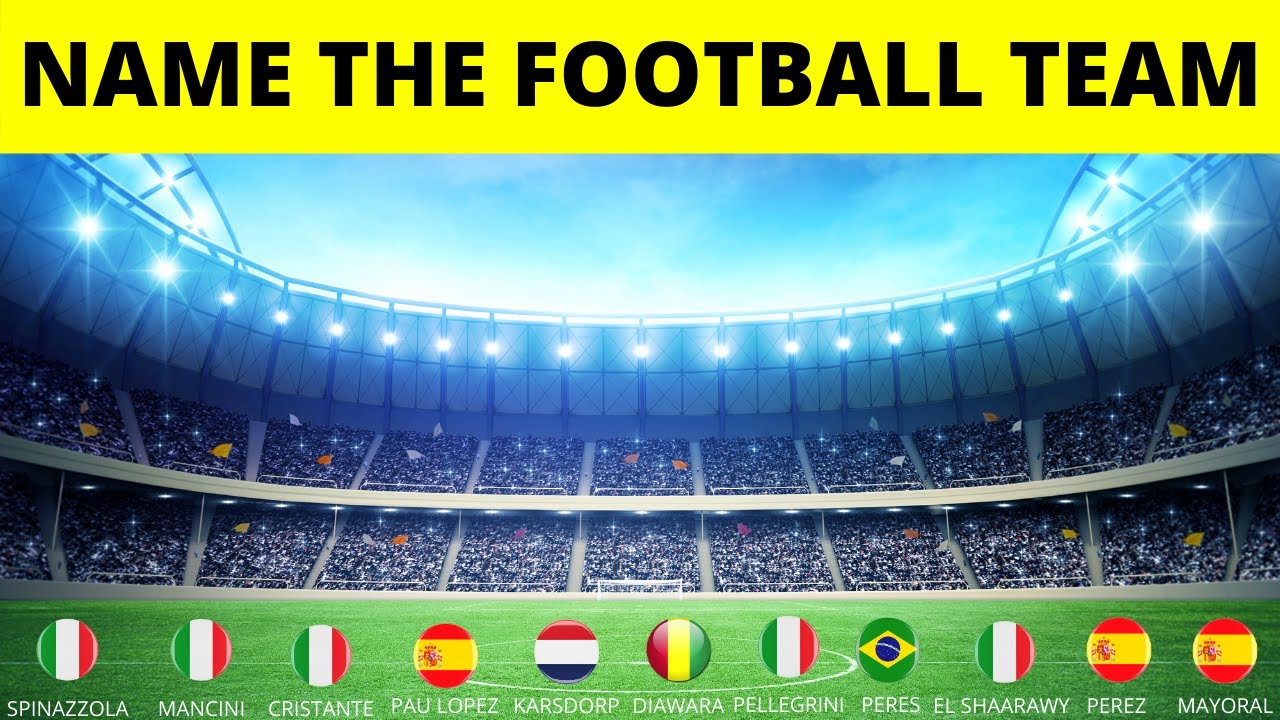 GUESS THE FOOTBALL TEAM | FOOTBALL TEAM CHALLENGE