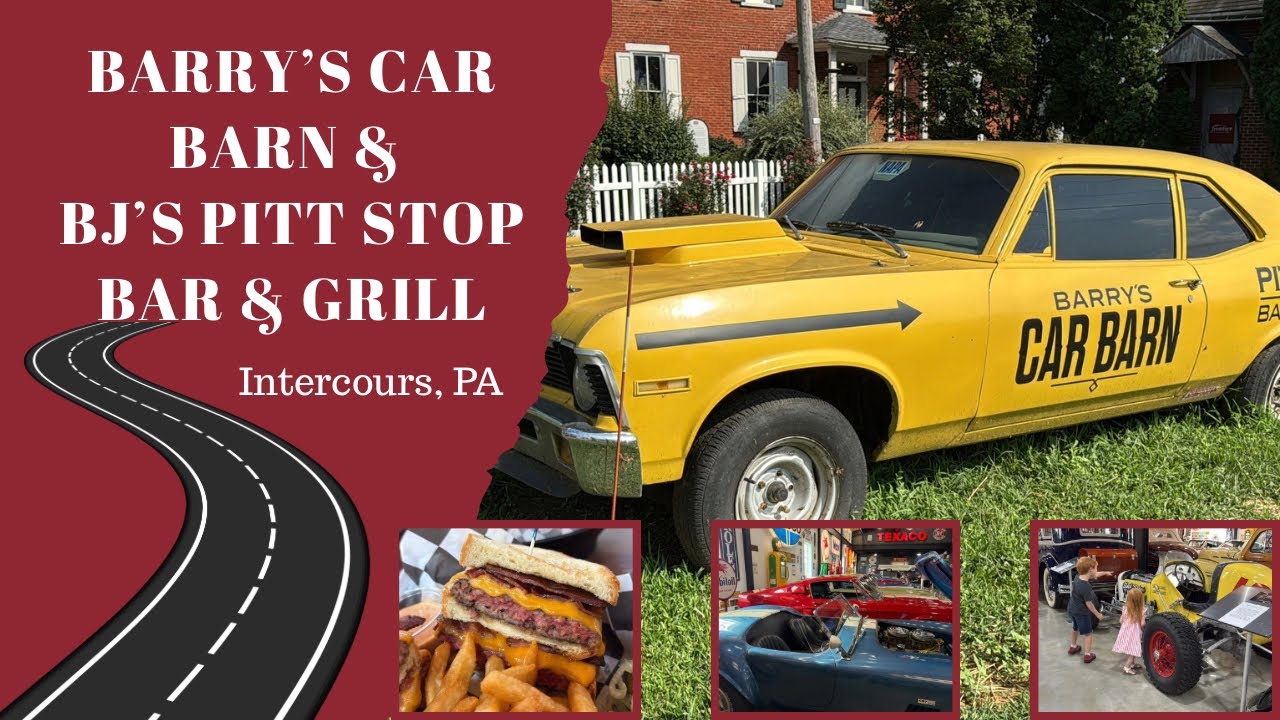 Barry’s Car Barn AND BJ’s Pitt Stop Bar and Grill Intercourse PA Lancaster County