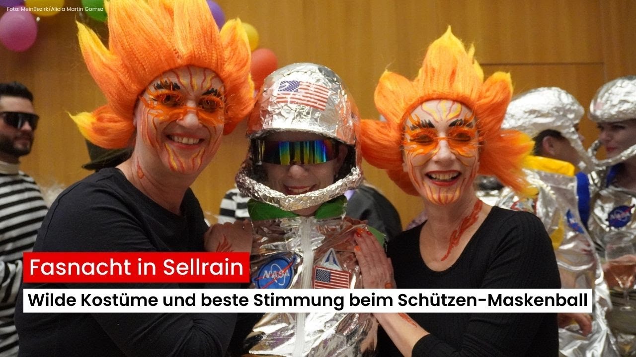 Fasching in Sellrain: Wilde Kostüme und beste Stimmung beim Schützen-Maskenball