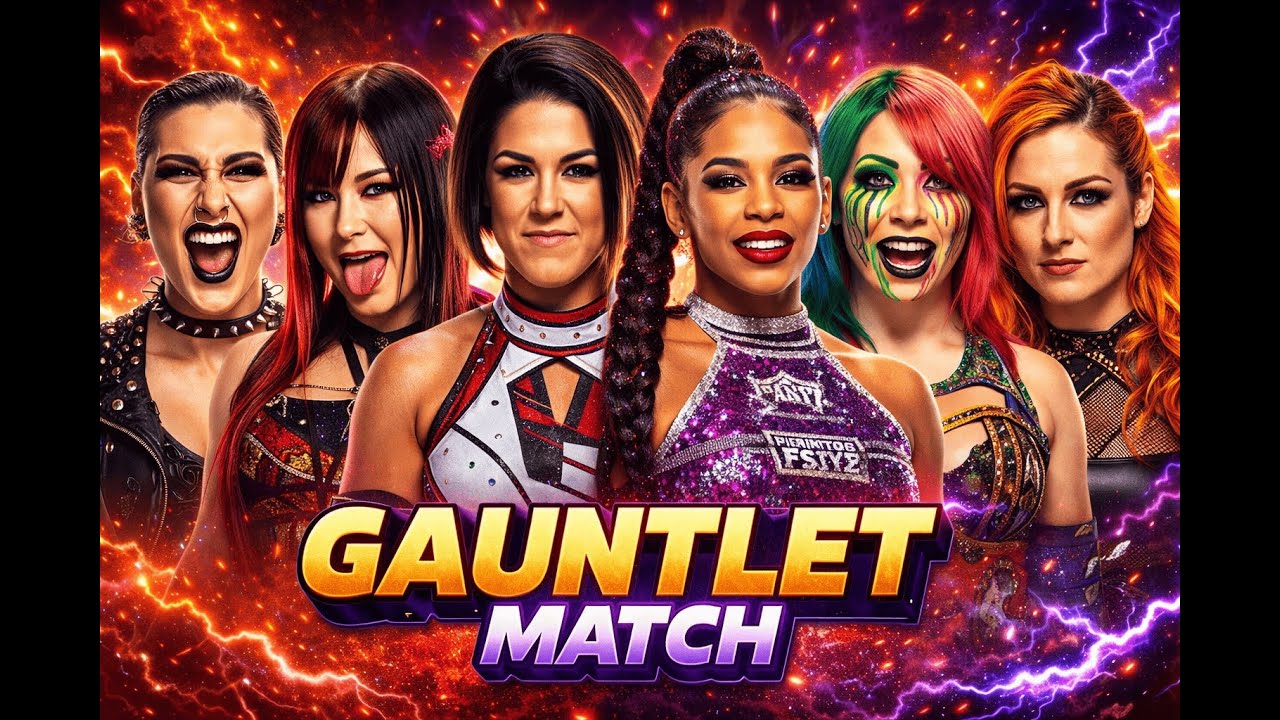 INSANE Women’s Gauntlet Match: Rhea vs Iyo vs Bayley vs Bianca vs Asuka vs Becky Lynch! 💥🔥