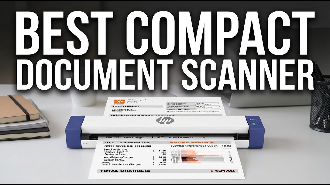 Best Compact Document Scanner 2026: Top 8 Portable Scanners for Home & Office