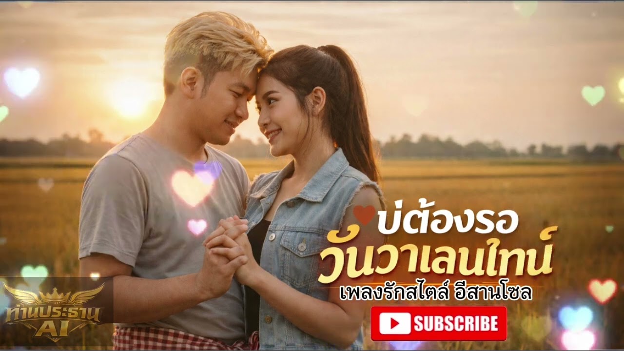 [อีสานโซล] บ่ต้องรอวันวาเลนไทน์ -ท่านประธานAI(Original AI Song)