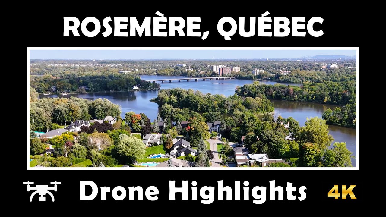 ⚜️🌸 Rosem&egrave;re, Qu&eacute;bec | Mesmerizing 4K Drone Highlights 🎥🌿 | DJI Mini 4 Pro Adventure