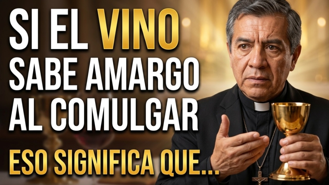 ⚠️ Padre Miguel Revela Qué Significa Cuando El Vino Consagrado Sabe Amargo Y Nadie Te Lo Dijo