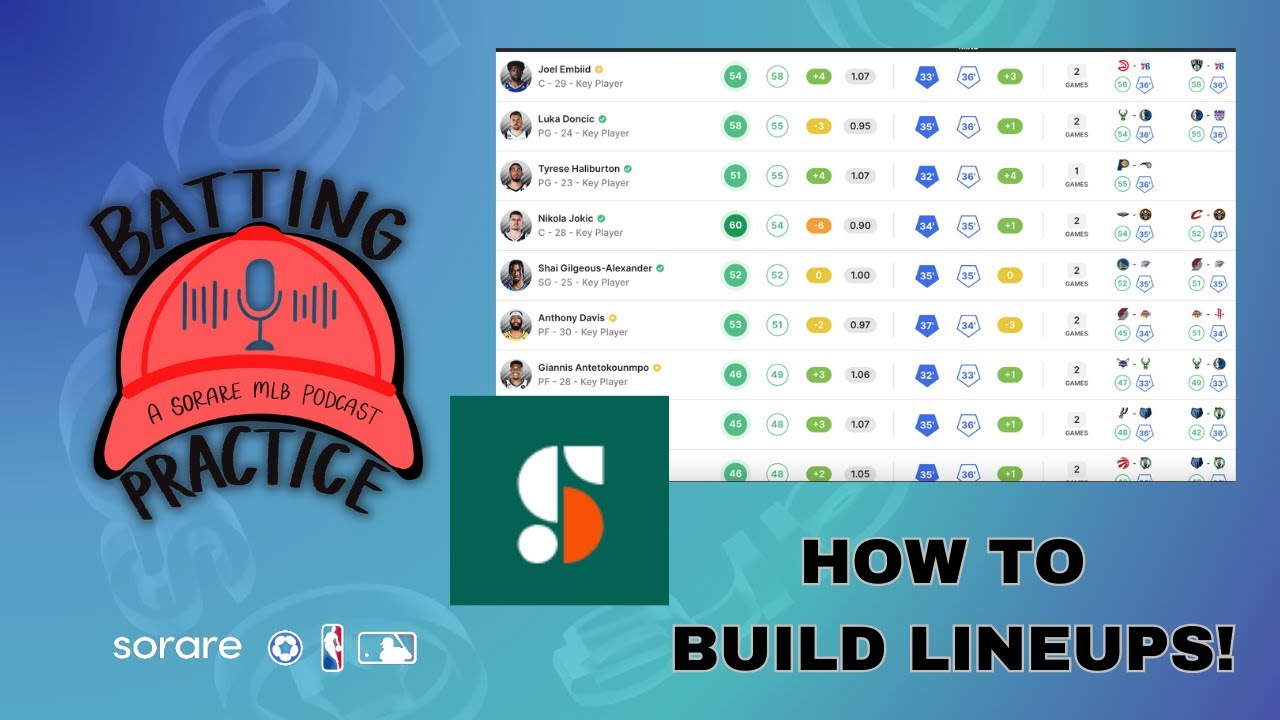 How to Use Sorare Data for the BEST Sorare NBA Lineups!