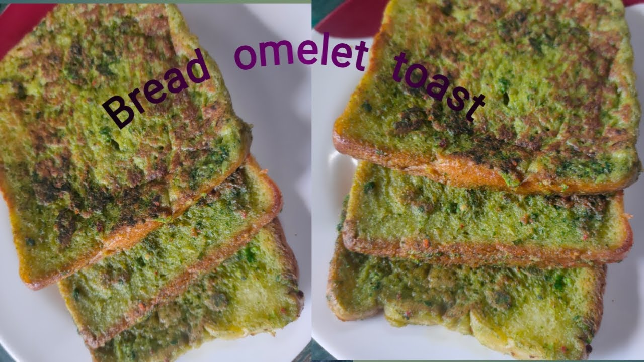 Quick & easy spicy omelet toast. #hungerkey #omelettoast