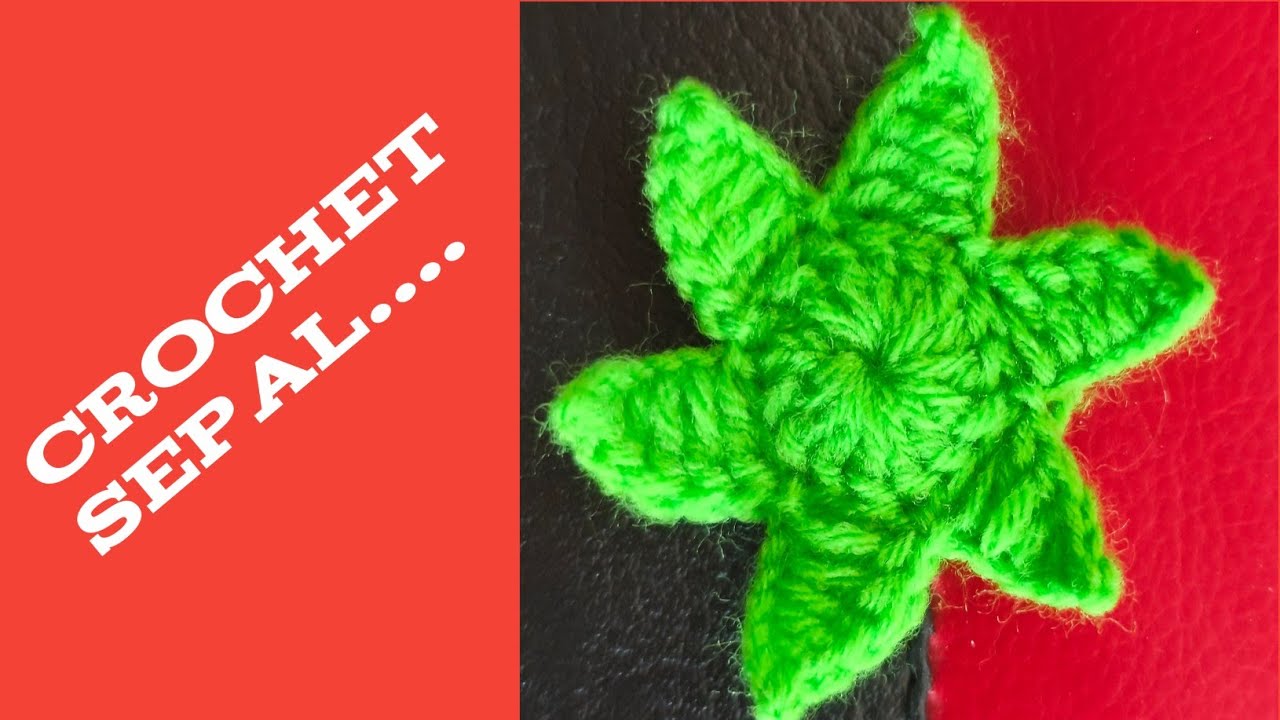 Easy way to crochet sepal......