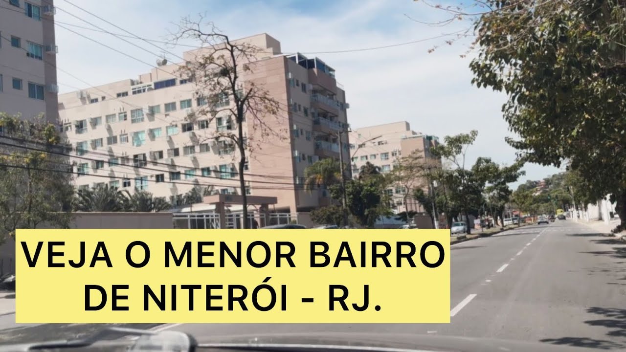 PASSANDO PELO MENOR BAIRRO DE NITERÓI - RJ. [ 4K ] 
