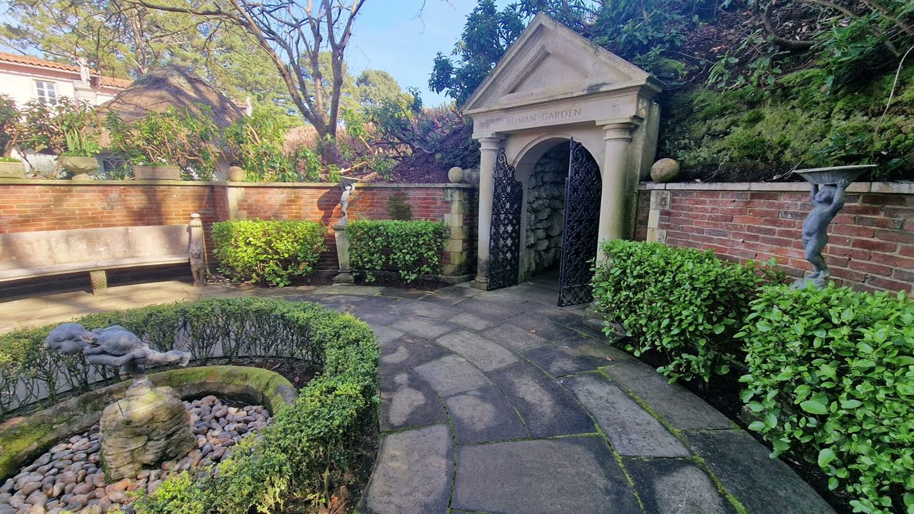 Italianate Gardens in Springtime - Compton Acres, Canford Cliffs, Near Poole - March 2026