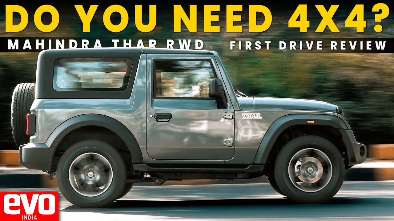 Mahindra Thar RWD First Drive Review | Do you need 4x4 ? | evo India