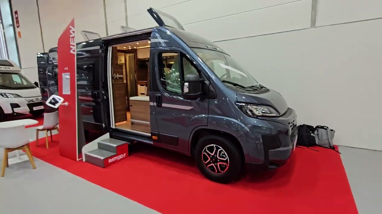 Кемпервэн Rapido Van V62 78k, который выглядит как автодом с боковыми спальными местами