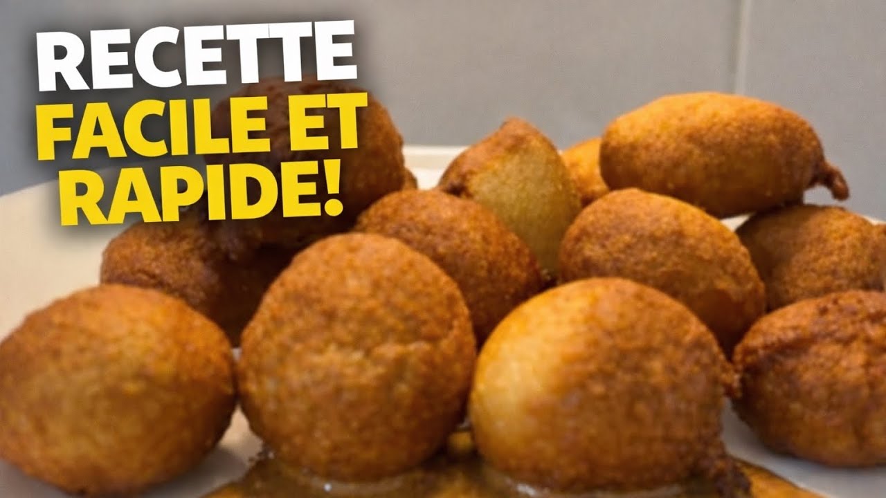 COMMENT FAIRE DES BEIGNETS EN 15 MINUTES CHRONO #cuisiner #bonnecuisine #bon #resturent #beignets 