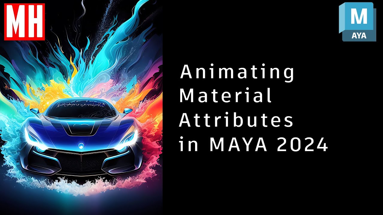 Animate Color & Visibility in Maya 2024