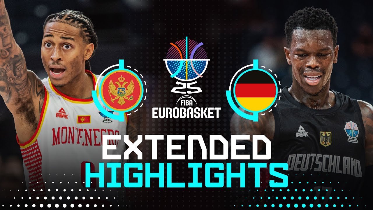 Montenegro 🇲🇪 vs Germany 🇩🇪 | Extended Highlights | FIBA EuroBasket 2025