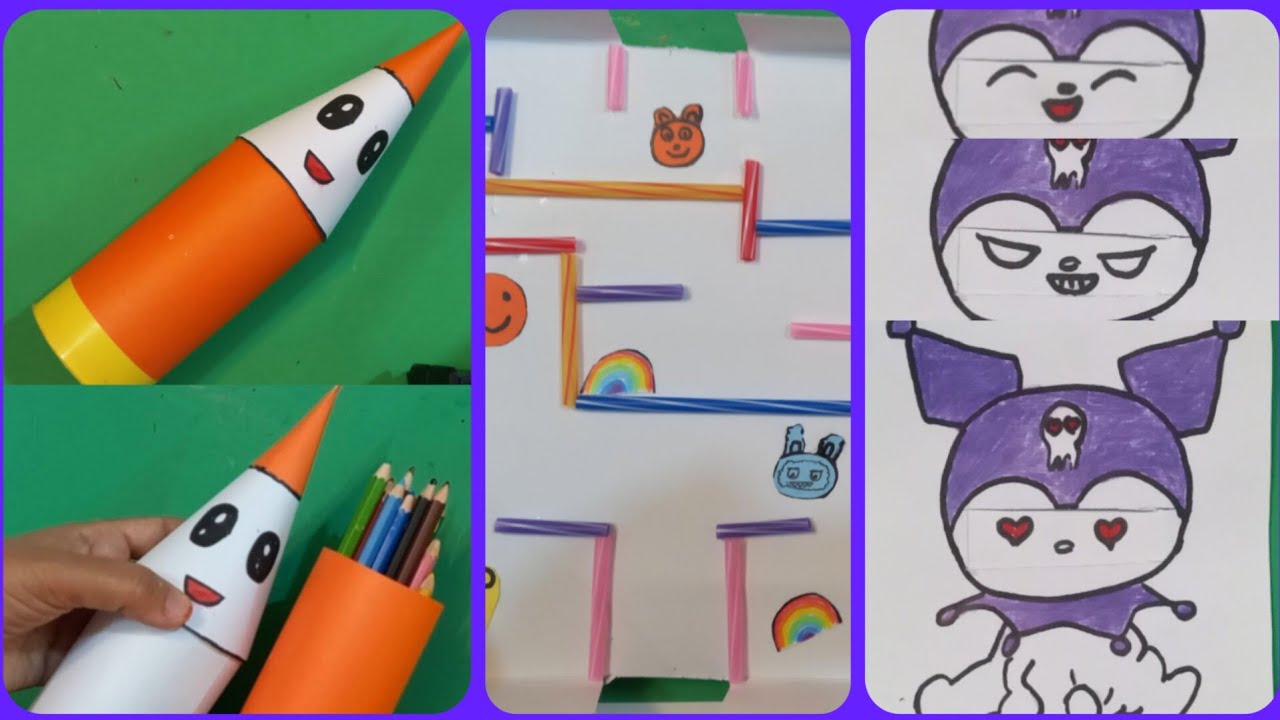 Easy craft/Miniature craft/Making toys/Paper craft/How to make/DIY/School project/Cuti art and craft