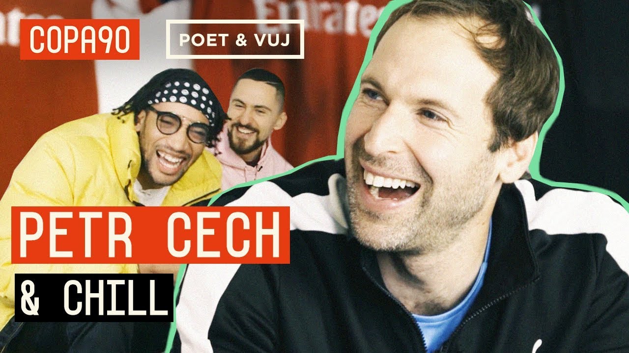 Saving Penalties, Playing With His Feet & Pumping Iron |  Cech & Chill ft. Poet and Vuj