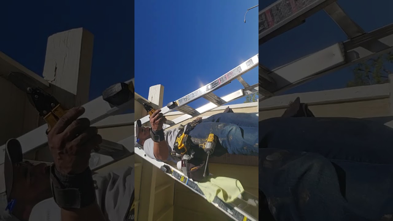 Video 10 of 10 of the gutter installation series! #homeimprovement #gutterinstallation 