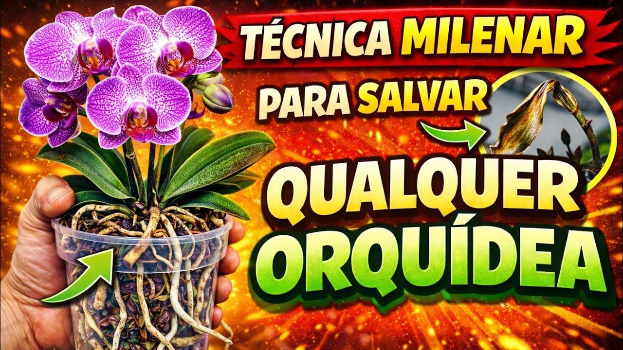 AGORA VC VAI SALVAR QUALQUER ORQUÍDEA! 