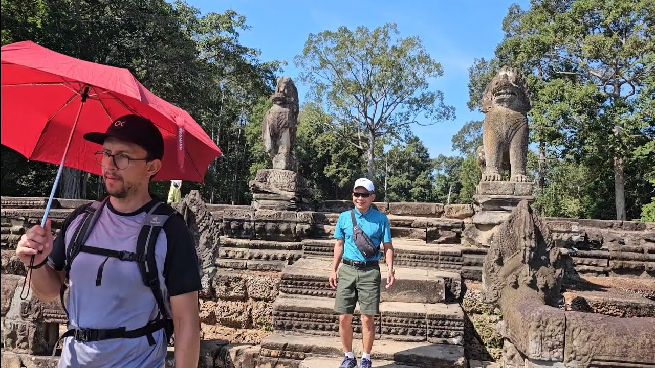 មកទស្សនាស្រះស្រង់និងប្រាសាទបន្ទាយក្តី🏯🇺🇲🇰🇭💚♥️🌸🌺