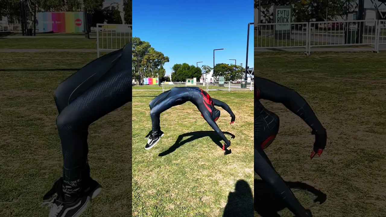 Back Handspring Tutorial 🔥 Aprendan del buen Miles Morales 💪🖤