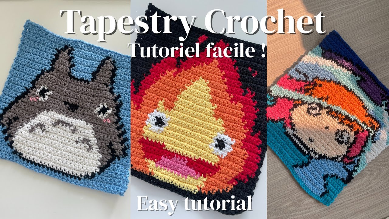 Comment faire de la Tapestry Crochet : Changer les couleurs - How to Tapestry Crochet (ENG SUB)