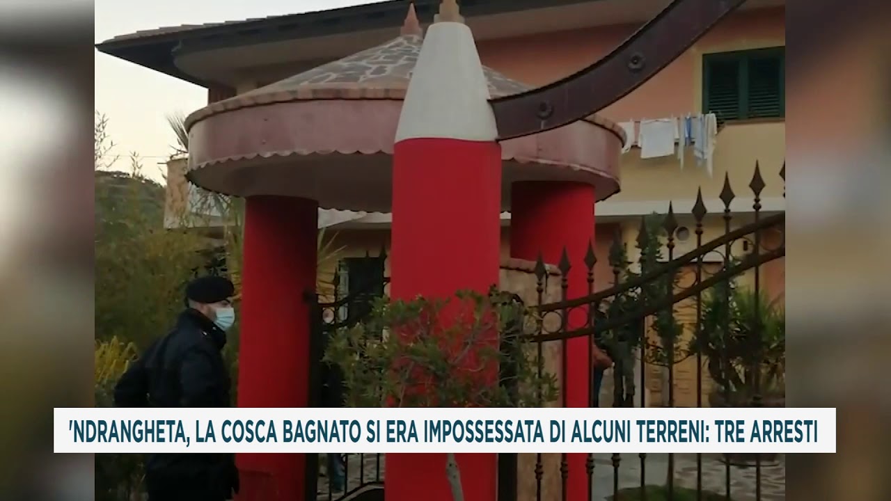 'NDRANGHETA, LA COSCA BAGNATO SI ERA IMPOSSESSATA DI ALCUNI TERRENI: TRE ARRESTI