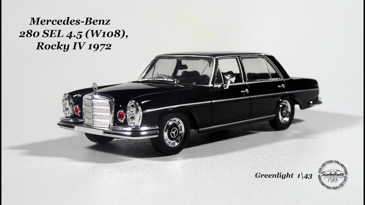Greenlight Collectibles 1972 Mercedes-Benz 280 SEL 4,5 W108 (Rocky IV) 1\43