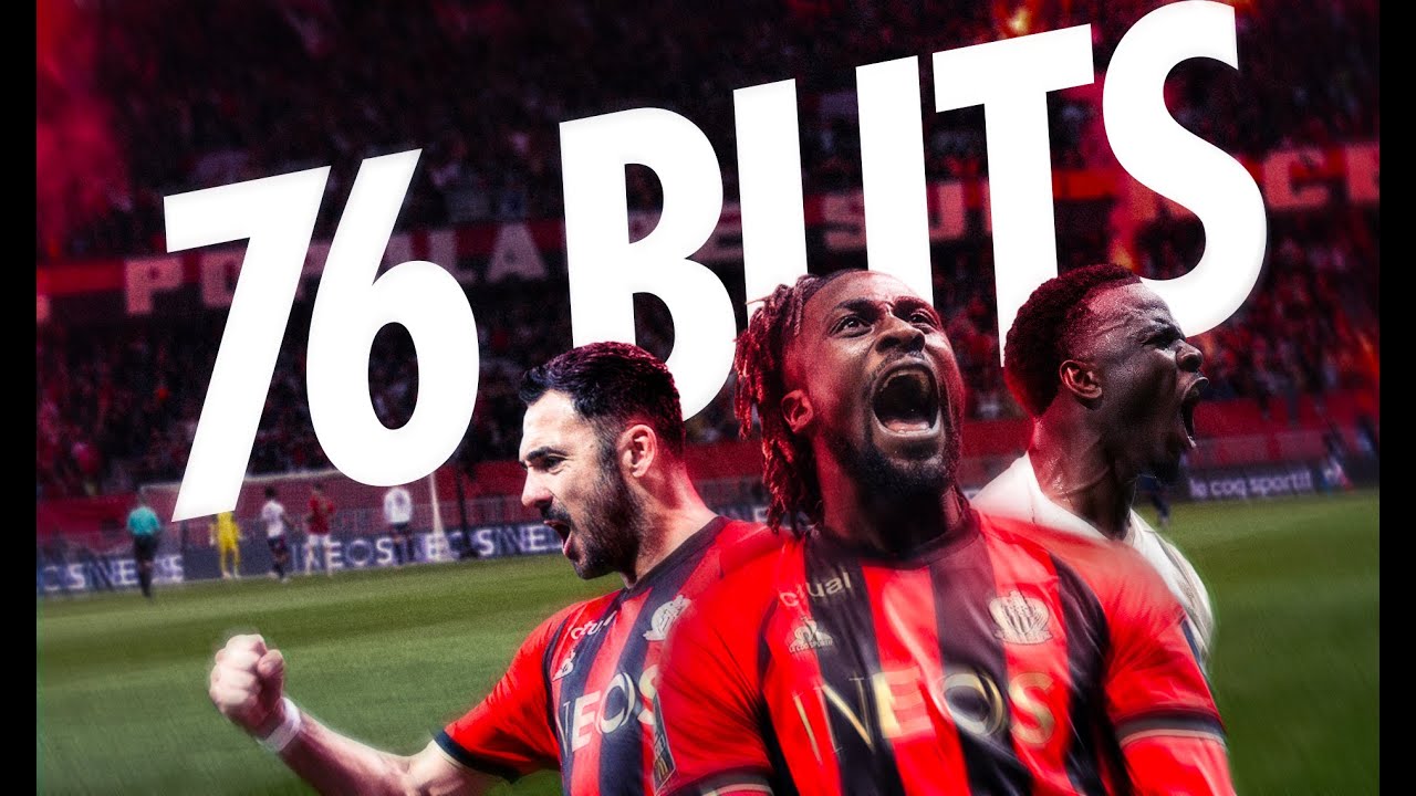 LA TOTALE - Les 76 buts de l'OGC Nice 2024-25