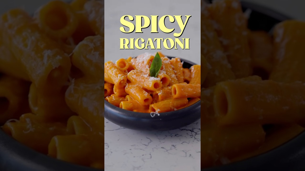 A quick Spicy Rigatoni recipe with only 4 ingredients? Count me in 🙌