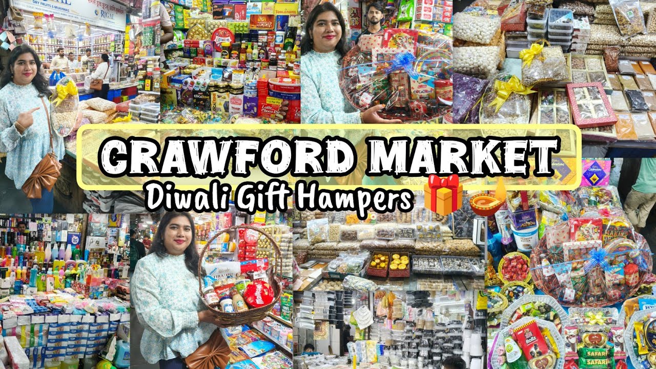 Crawford Market 🪔Diwali Gift Hampers 100₹ Se / Chocolate Dryfruit Imported Hampers/ Packaging Supply