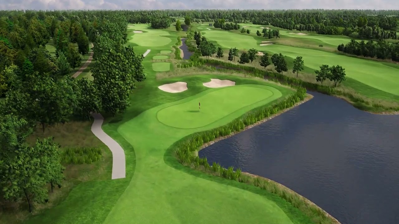 Golfbaan Bentwoud - Hole 2 Trackman Virtual Indoor Golf Preview